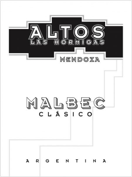 Picture of 2021 Altos de las Hormigas - Malbec Mendoza Classico