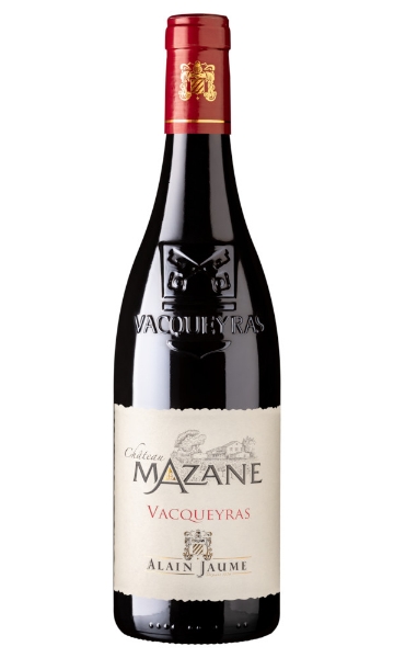 Alain Jaume Chateau Mazane Vacqueyras bottle