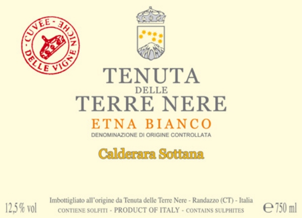 Picture of 2022 Terre Nere - Etna Bianco DOC Calderara Sottana Vigne Niche