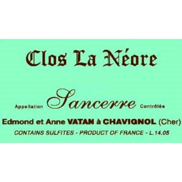 Picture of 2014 Vatan Sancerre Clos Neore