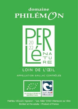 Domaine Philemon Gaillac Blanc Perle Nature label