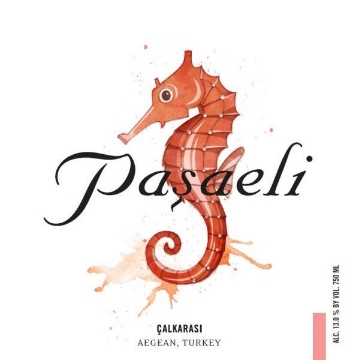 Pasaeli Calkarasi Rosé Seahorse label