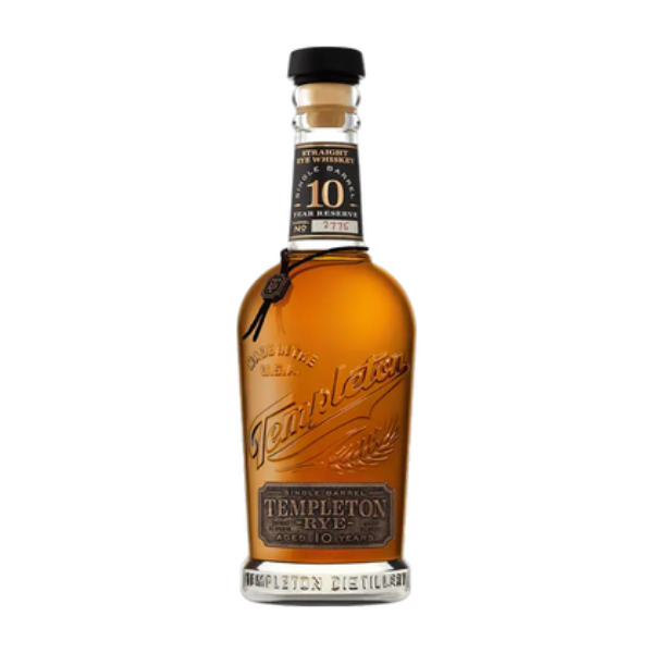 Picture of Templeton 10 yr Single Barrel Rye Whiskey 750ml