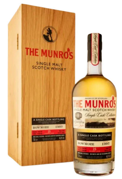 Picture of Bowmore The Munro's 25 yr (dist.1997) Single Malt Whiskey 700ml