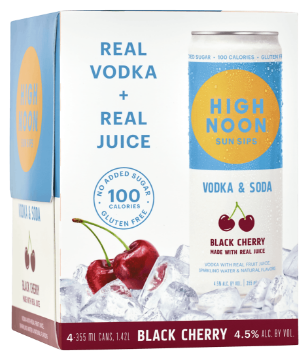 Picture of High Noon Sun Sips - Black Cherry Hard Seltzer 4pk