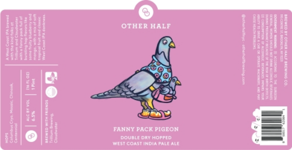 Picture of Other Half Brewing - FannyPack Pigeon IPA 4pk