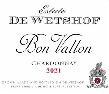 Picture of 2023 De Wetshof - Chardonnay Robertson Bon Vallon