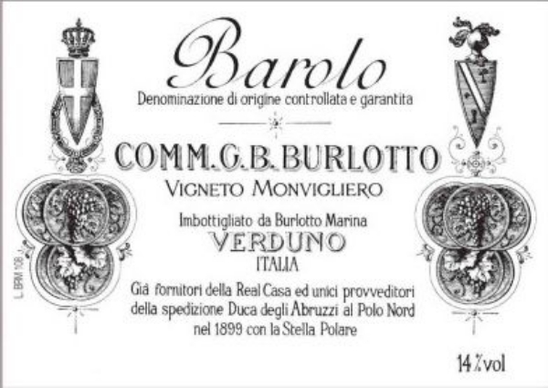 Picture of 2020 Burlotto - Barolo Monvigliero