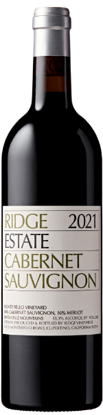 Picture of 2021 Ridge - Cabernet Sauvignon Santa Cruz Mountains Estate