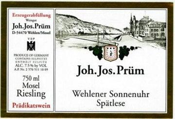 Picture of 2023 Prum, JJ - Wehlener Sonnenuhr Spatlese