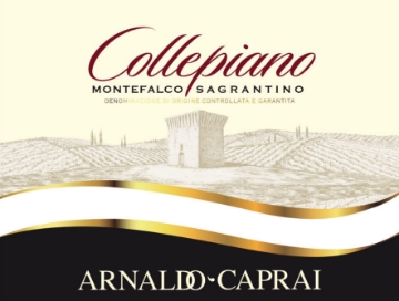 Arnaldo Caprai Montefalco Sagrantino Collepiano label