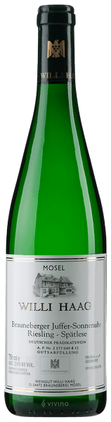 Picture of 2023 Haag, Willi - Brauneberger Juffer Sonnenuhr Spatlese (750ml)