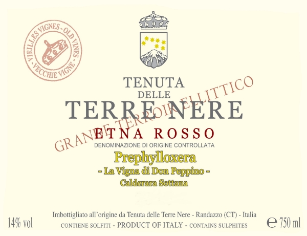 Picture of 2022 Terre Nere - Etna Rosso DOC Prephylloxera (750ml)