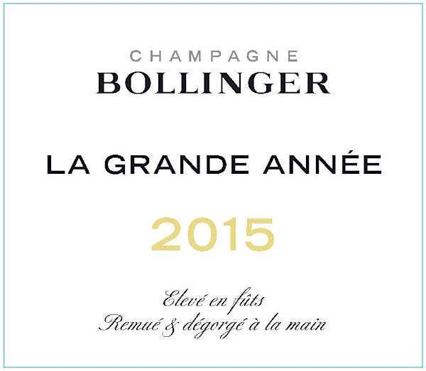 Picture of 2015 Bollinger - Brut La Grande Annee (750ml)