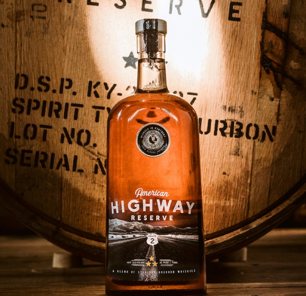 Picture of American Highway Route 2 Reserve Bourbon Whiskey 750ml