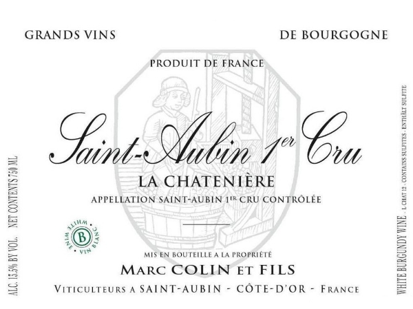 Marc Colin Saint Aubin La Chateniere label