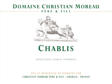 Christian Moreau Chablis label