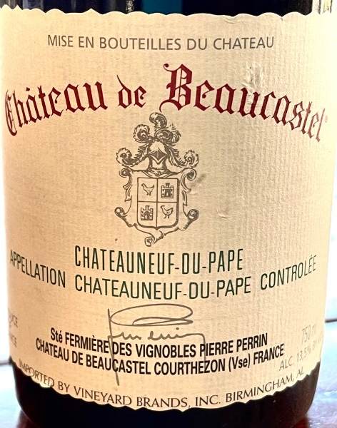 Picture of 1985 Beaucastel Chateauneuf du Pape (750ml)