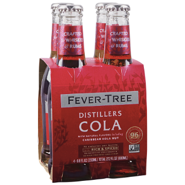 Picture of Fever Tree Distillers Cola 4pk bottle