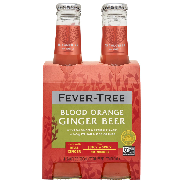 Picture of Fever Tree Ginger Beer Blood Orange 4pk