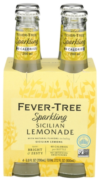 Picture of Fever Tree Sparkling Sicilian Lemonade 4pk