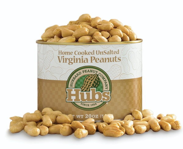 Picture of Hubs Unsalted Peanuts 40oz can
