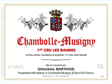 Picture of 2022 Ghislaine Barthod - Chambolle Musigny Baudes (PRE ARRIVAL)
