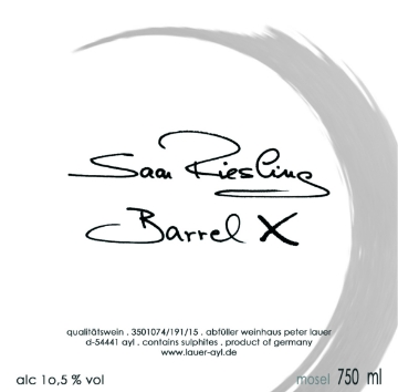 Picture of 2024 Lauer, Peter -  Riesling Barrel X Feinherb (750ml)