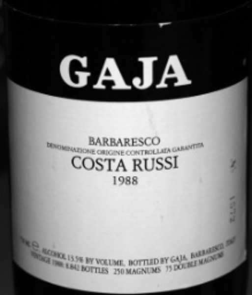 Picture of 1988 Gaja - Barbaresco Costa Russi  (750ml)