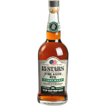 Picture of 15 Stars First West Rye Whiskey 750ml