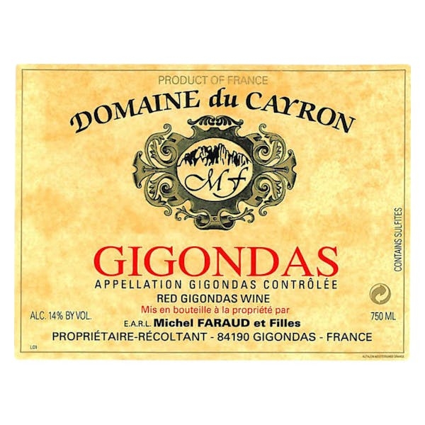 Picture of 2022 Domaine du Cayron - Gigondas (750ml)