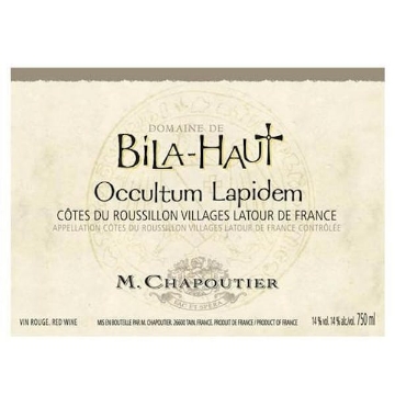 Picture of 2020 Bila Haut (Chapoutier) - Occultum Lapidem (750ml)