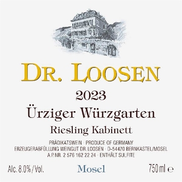Picture of 2023 Dr. Loosen - Urziger Wurzgarten Kabinett (750m