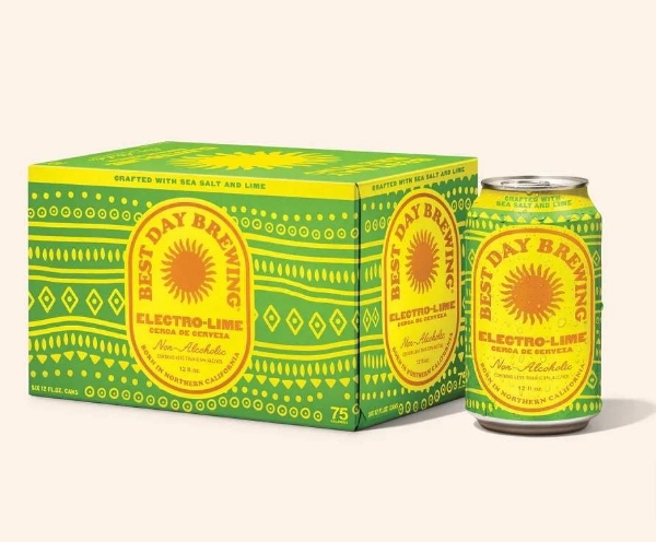 Picture of Best Day Brewing Electro-Lime Non-Alcoholic Cerveza 6pk