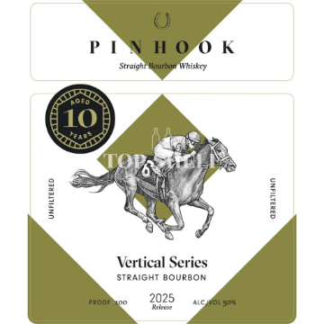 Picture of Pinhook Vertical Series 10 yr Release 2025 Bourbon Whiskey 750ml