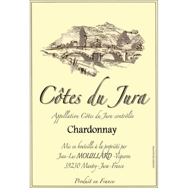 Jean-Luc Mouillard Cotes du Jura Chardonnay label