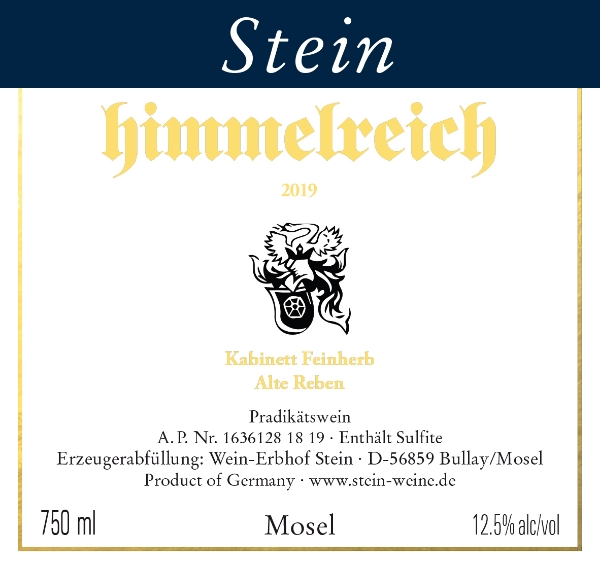 Picture of 2024 Stein Himmelreich Kabinett Feinherb Alte Reben (750ml)