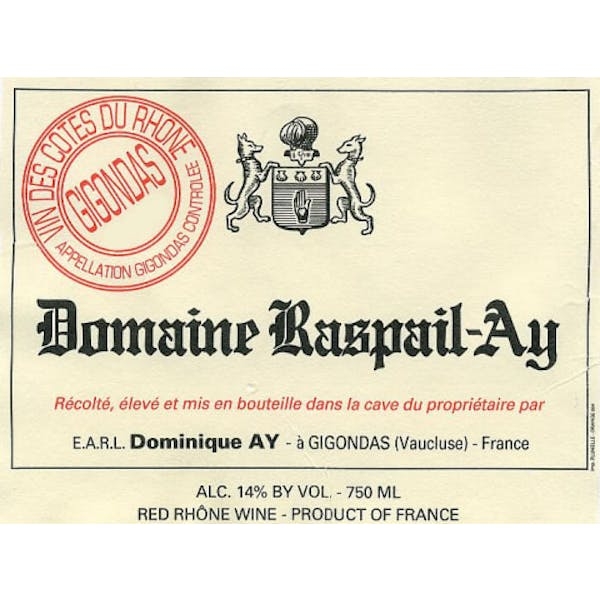 Picture of 2022 Raspail-Ay - Gigondas (750ml)