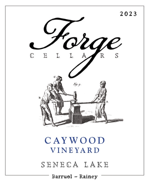 Forge Cellars Cabernet Franc Caywood Vineyard front label