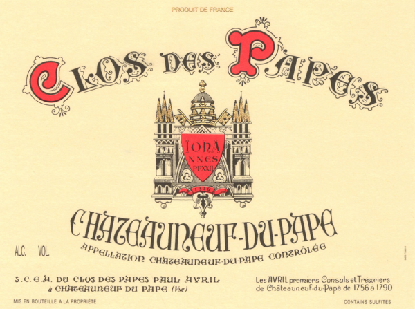 Picture of 2009 Clos des Papes - Chateauneuf du Pape (750ml)
