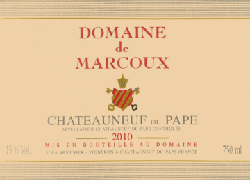 Picture of 2010 Marcoux - Chateauneuf du Pape (750ml)