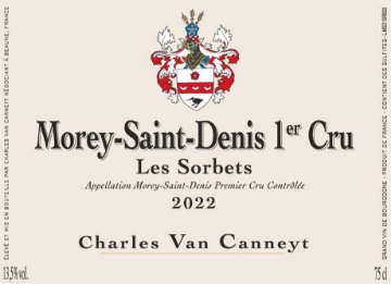 Charles Van Canneyt Morey-Saint-Denis Les Sorbets label