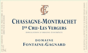 Fontaine-Gagnard Chassagne-Montrachet 1er Cru Les Vergers label