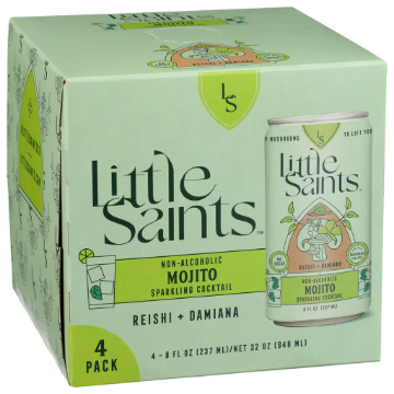 Little Saints Mojito Non-Alcoholic Sparkling Cocktail 4pk cans