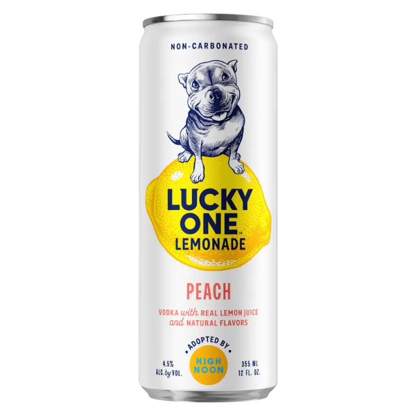 Picture of Lucky One Lemonade Peach Non-Carbonated 4pk cans