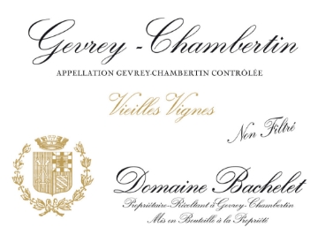 Domaine Bachelet Gevrey-Chambertin Vieilles Vignes label