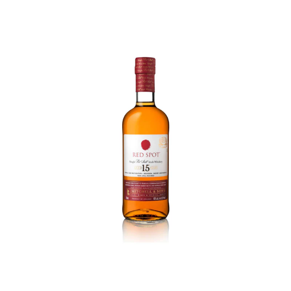 Picture of Red Spot 15 yr Single Pot Still Irish Whiskey 750ml