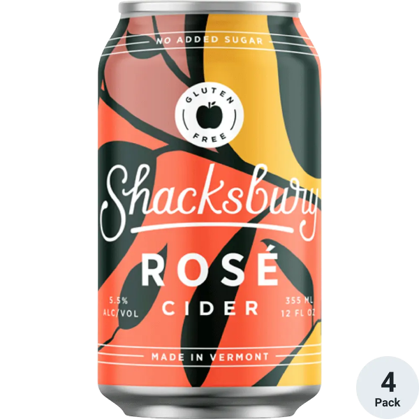 Picture of Shacksbury Rose Cider 4pk cans