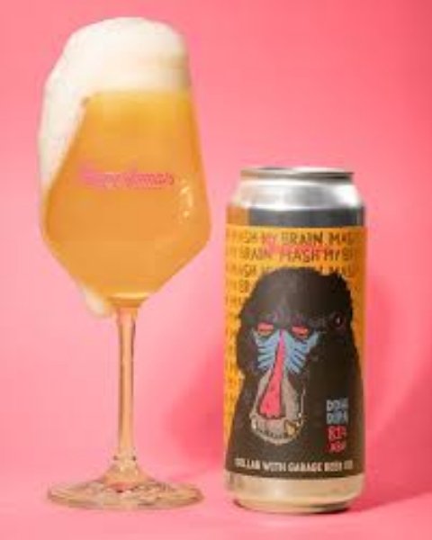 Picture of Tripping Animals Brewing x Garage Beer Co Mash My Brain Imperial Hazy IPA 4pk
